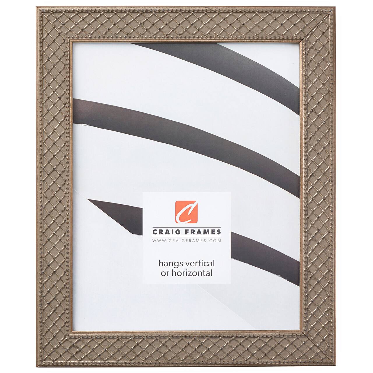 Craig Frames Lenox Antique Silver Picture Frame